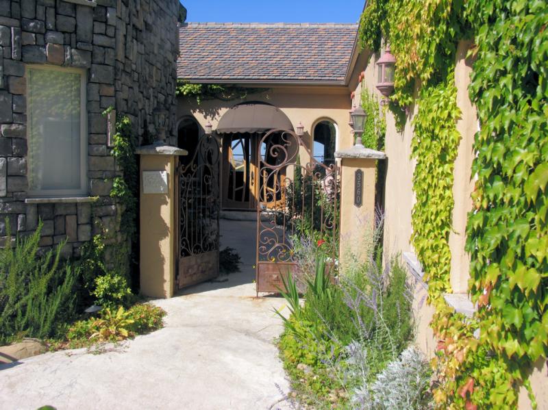 Cascading Vines at Garden Gate