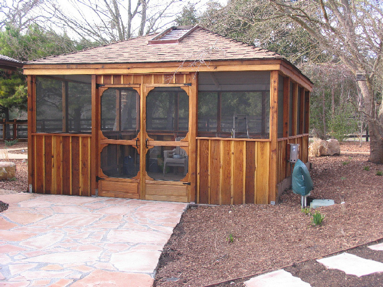 rustic cabana - exterior